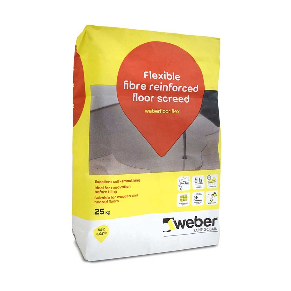 weberfloor flex — fast drying screed and floor levelling screed weberfloor flex — fast drying screed and floor levelling screed